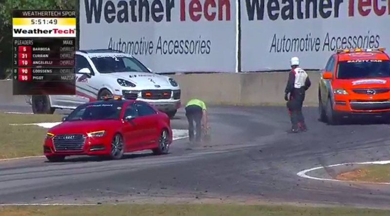 Illustration for article titled Road Atlanta Is Falling Apart In The Middle Of Petit Le Mans